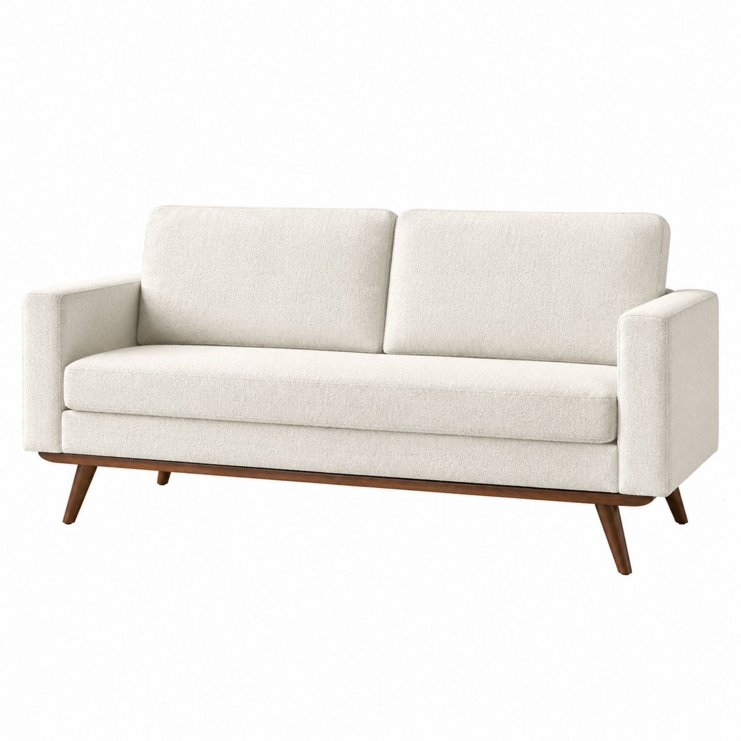 Living Room Sofa Fabric Beige 194cm