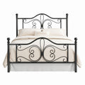 Black Iron Queen Size Bed Frame